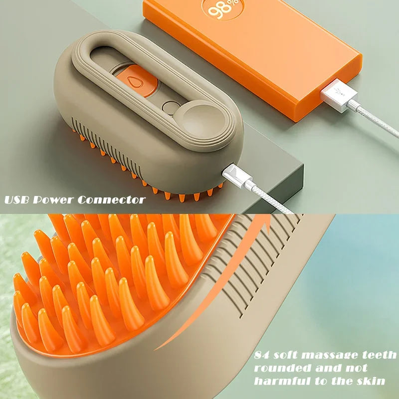 Pawfect Story™ 3 in 1 Pet Electric Steam Brush