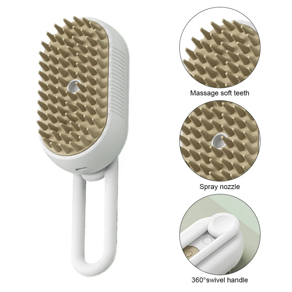 Pawfect Story™ 3 in 1 Pet Electric Steam Brush
